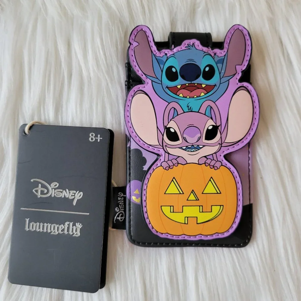 Disney Angel & Stitch Pumpkin Cardholder